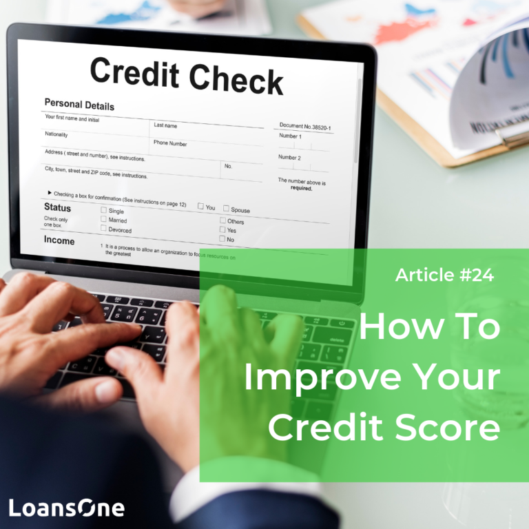 how to improve my credit score